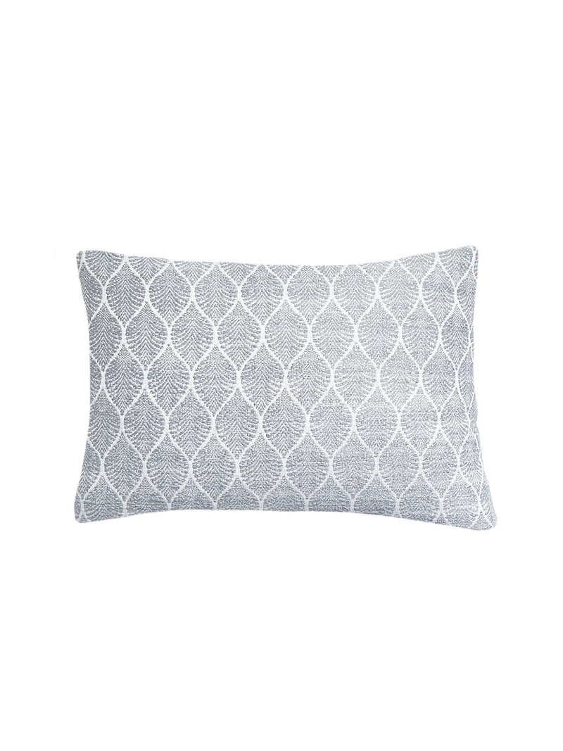Summer Flora 20x20 Grey Outdoor Pillow