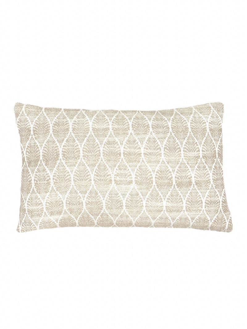 Summer Flora 24x24 Light Beige Outdoor Pillow