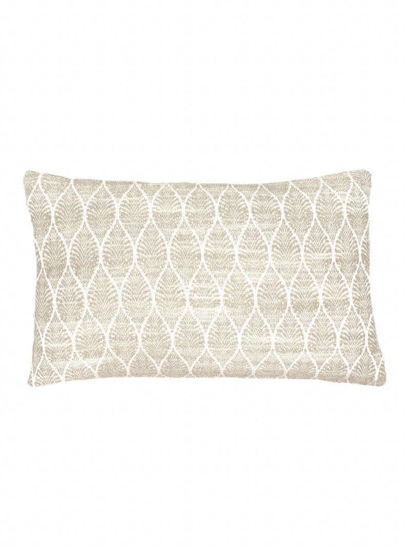 Summer Flora 20x20 Light Beige Outdoor Pillow