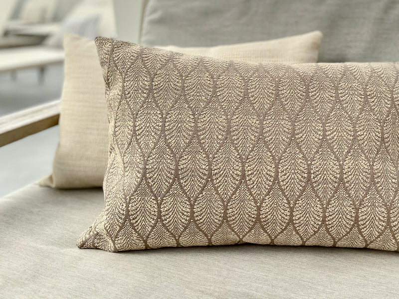 Summer Flora 24x24 Mocha Outdoor Pillow