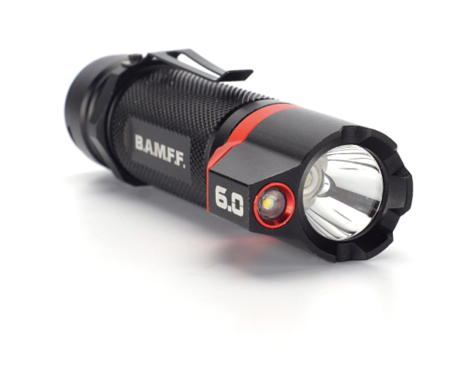B.A.M.F.F. 6.0 - 600 Lumen Dual LED Flashlight - Rechargable