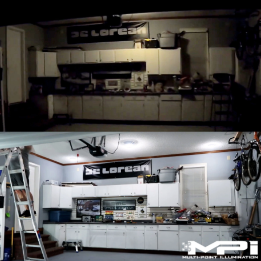 Multi-Point Illumination Motion Garage Ceiling Light