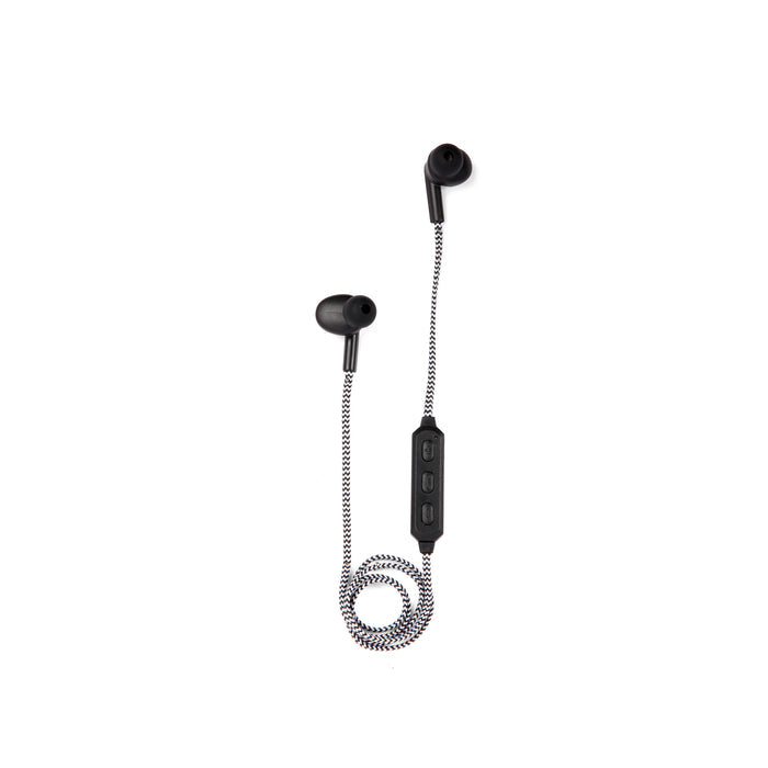 Black Cotton Braided Wireless Earbuds – HomePlace