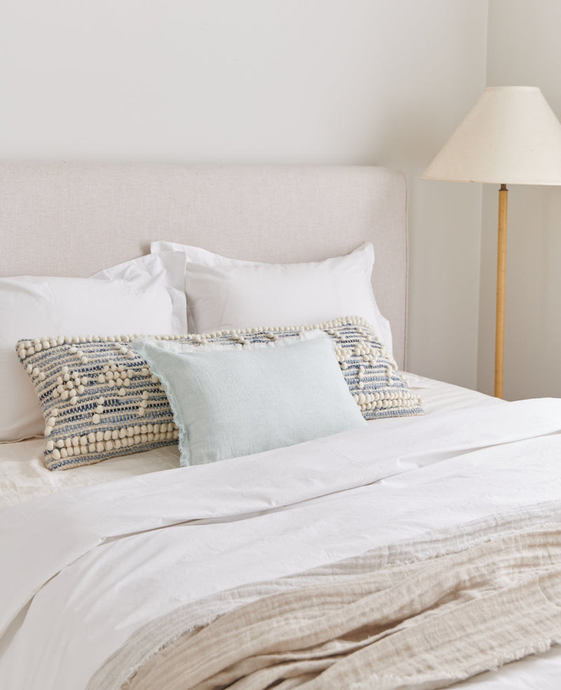 Light Blue So Soft Linen Pillow