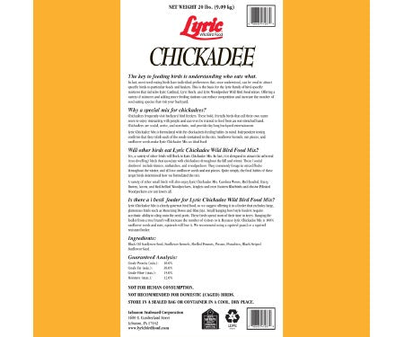 Chickadee Wild Bird Seed (20 lb.)
