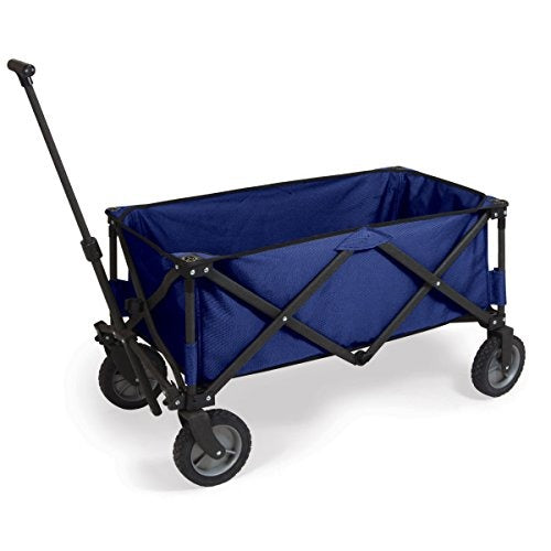 PICNIC TIME ONIVA - Collapsible Adventure Wagon Portable Utility Wagon, Navy, 35.6 x 18.9 x 21.9