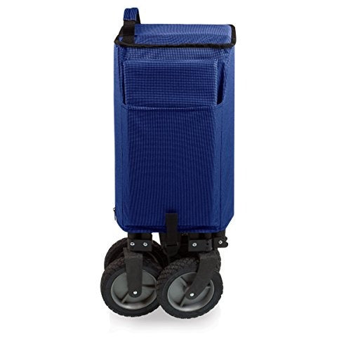 PICNIC TIME ONIVA - Collapsible Adventure Wagon Portable Utility Wagon, Navy, 35.6 x 18.9 x 21.9
