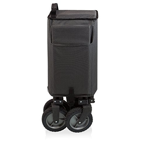 ONIVA - a Picnic Time brand Collapsible Adventure Wagon Elite, Black/Gray