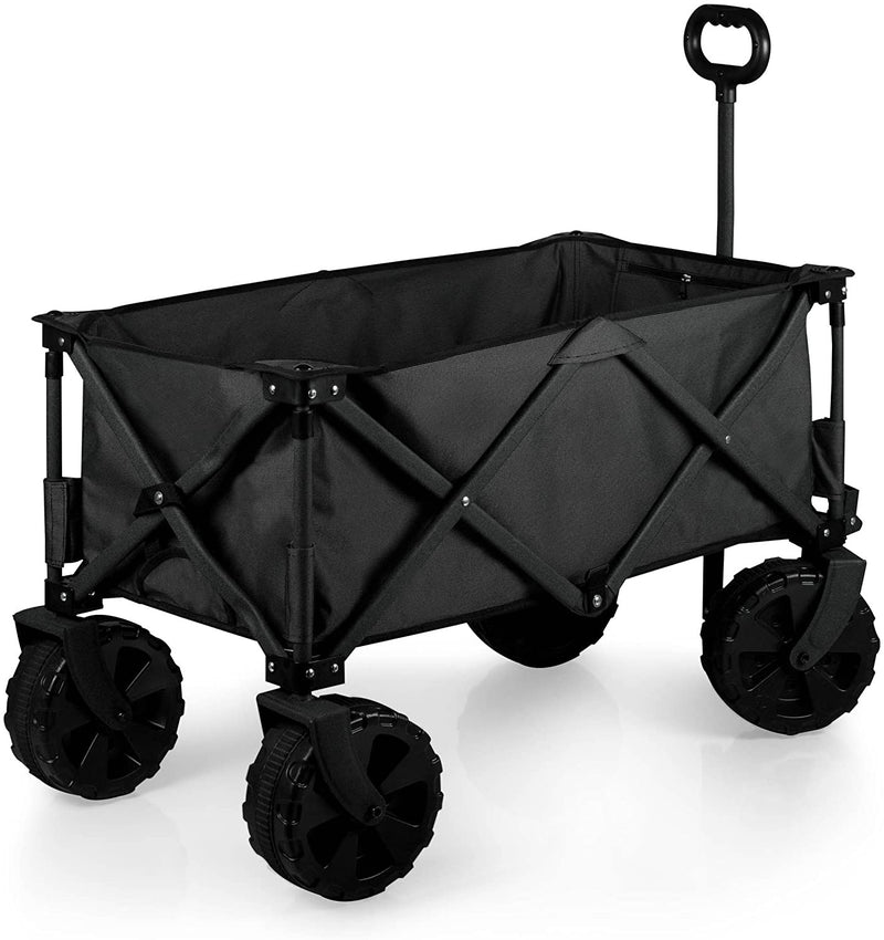 ONIVA - a Picnic Time brand Collapsible Adventure Wagon with All-Terrain Wheels, Black/Gray