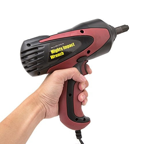 Wagan EL2257 12V DC Mighty Impact Wrench, 1/2 inch 12 Volt Electric Impact Wrench Kit, 271 ft-lbs, Tire Repair Tools with Sockets and Carry Case