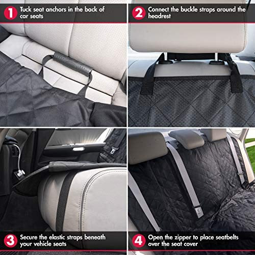Wagan 6602 Road Ready Car Seat Protector Car Seat Cover Waterproof, Heavy-Duty and Nonslip Pet Car Seat Cover for Dogs with Small Size Fits for Cars, Trucks & SUVs Product Name