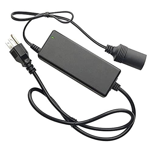 Wagan EL9903 - 5 amp AC to DC Power Adapter, 5A Power Converter, Converts 110V AC to 12V DC, Car Cigarette Ligher Socket, UL listed , Black