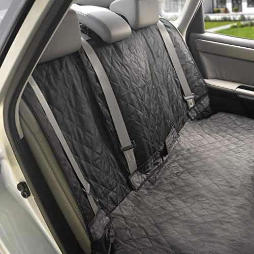 Wagan 6601 Road Ready Car Seat Protector Car Seat Cover Waterproof, Heavy-Duty and Nonslip Pet Car Seat Cover for Dogs with Large Size Fits for Cars, Trucks & SUVs, Black