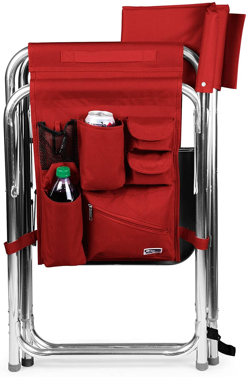 ONIVA - a Picnic Time Brand Portable Folding Sports Chair, Red