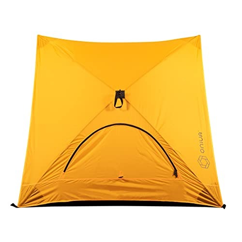 ONIVA - a Picnic Time brand A-Shade Beach Tent - Pop Up Tent - Beach Shade, (Light Orange)