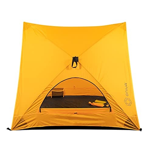 ONIVA - a Picnic Time brand A-Shade Beach Tent - Pop Up Tent - Beach Shade, (Light Orange)