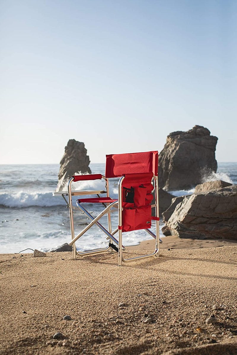ONIVA - a Picnic Time Brand Portable Folding Sports Chair, Red