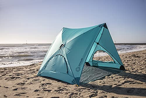 ONIVA - a Picnic Time brand ONIVA - A-Shade Beach Tent - Pop Up Tent - Beach Shade, (Aqua Blue)