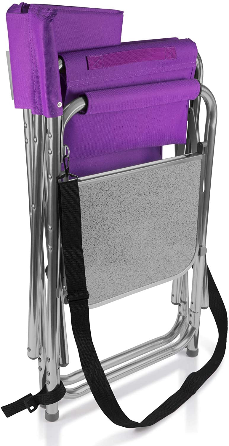 ONIVA - a Picnic Time Brand Portable Folding Sports Chair, Purple , 33" x 5" x 21"