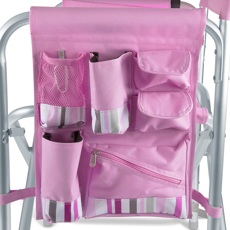 ONIVA - a Picnic Time Brand Portable Folding Sports Chair, Pink