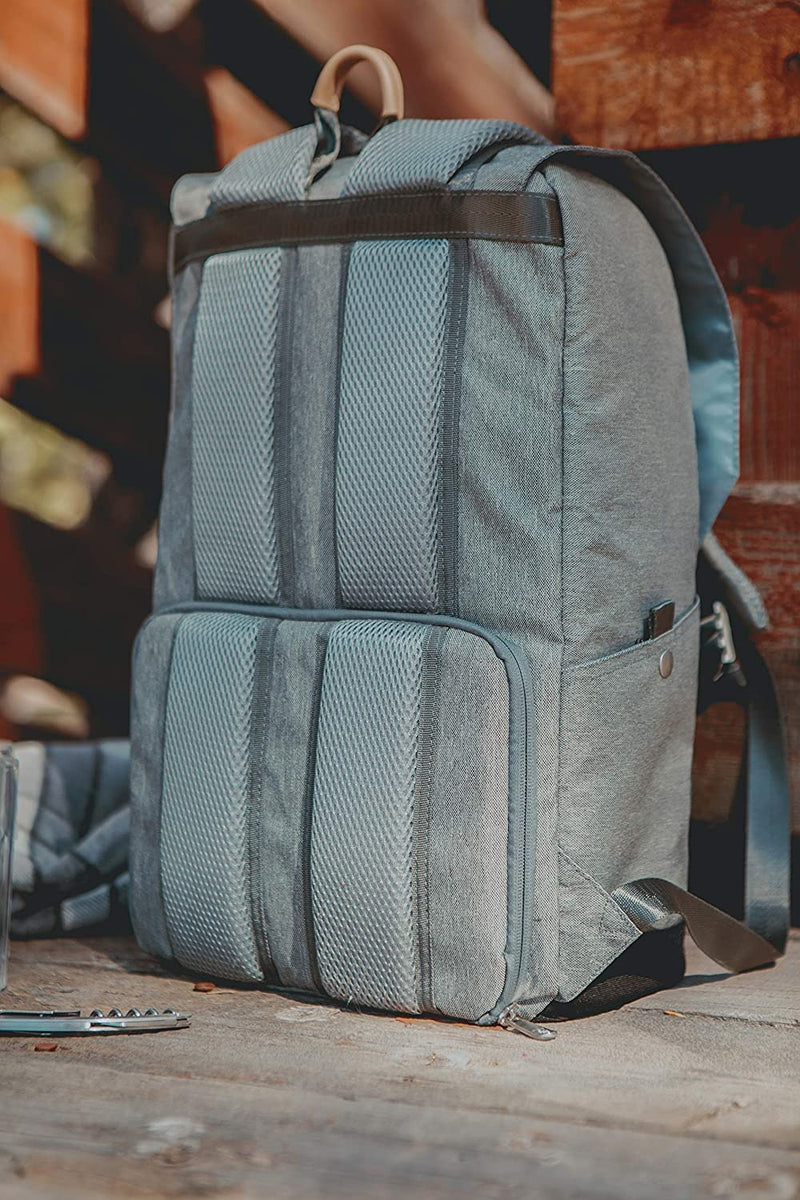PICNIC TIME PT-Frontier Picnic Backpack, Heathered Gray