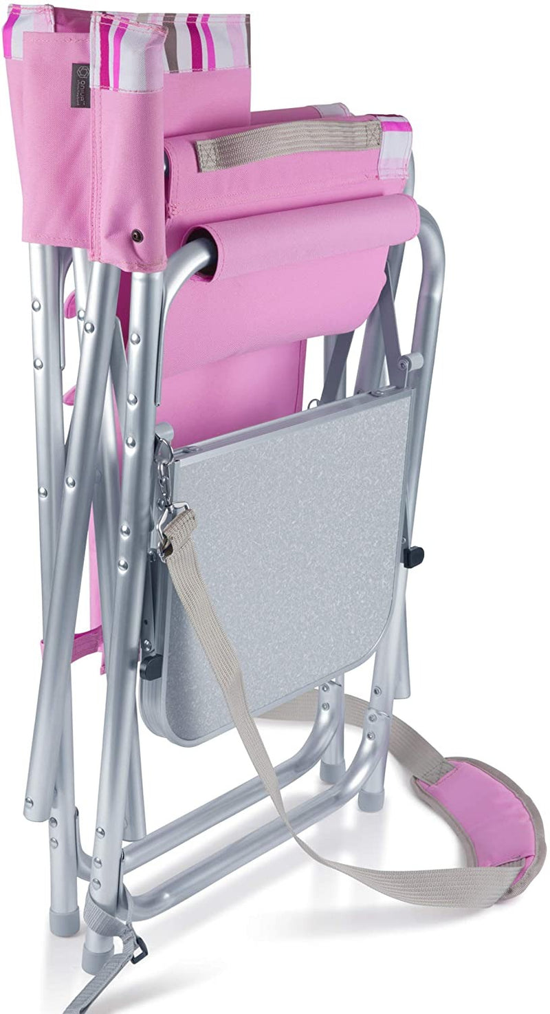 ONIVA - a Picnic Time Brand Portable Folding Sports Chair, Pink