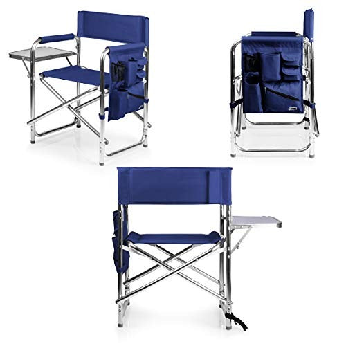 ONIVA - a Picnic Time brand Portable Folding Sports Chair, Navy Blue