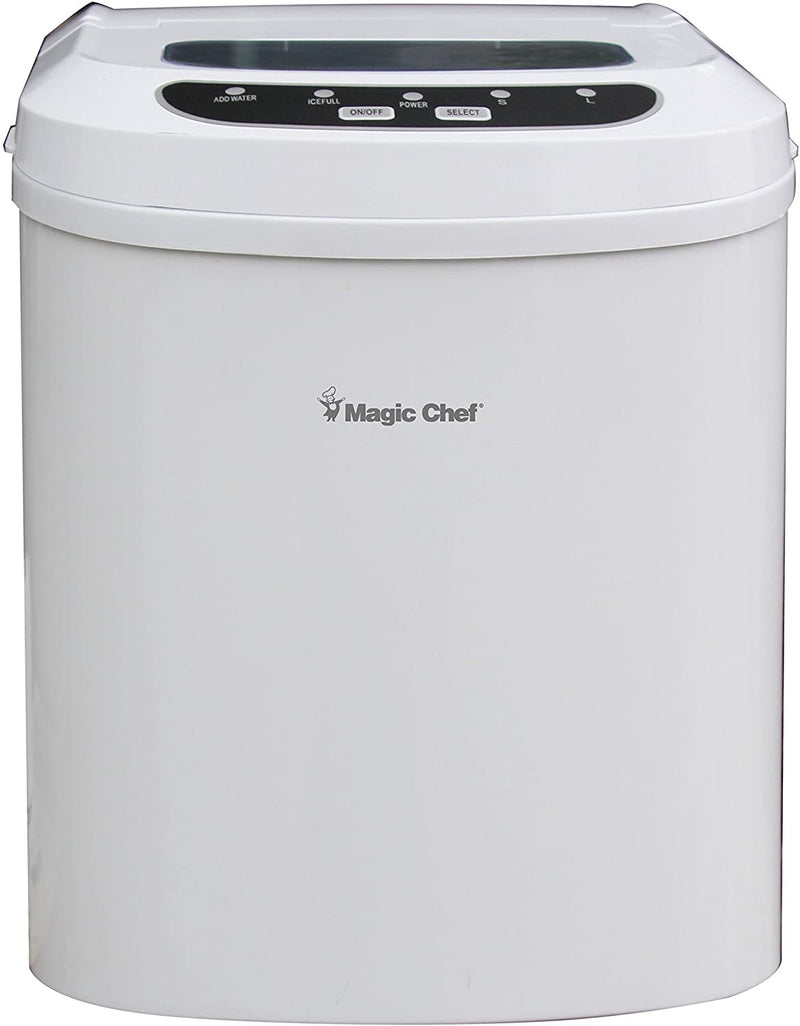 Magic Chef 27-Lb. Portable Countertop Ice Maker in Silver
