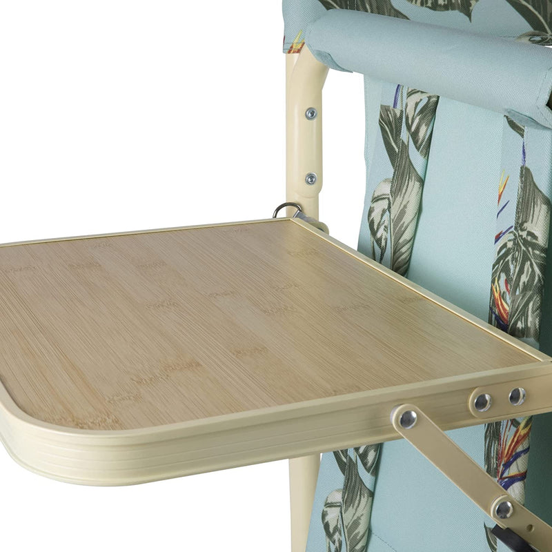 ONIVA - a Picnic Time brand Outdoor Directors Folding Chair, Tropical Foliage