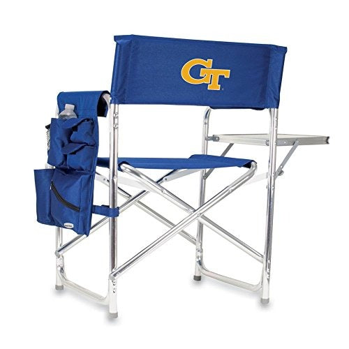 ONIVA - a Picnic Time brand Georgia Tech Yellow Jackets - Sports Chair, (Navy Blue)