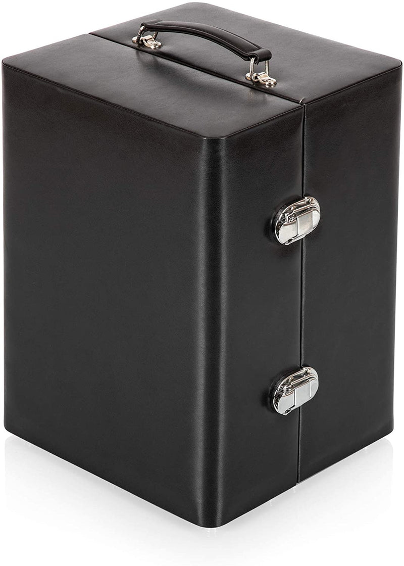Legacy - A Picnic Time Brand Case Manhattan Cocktail Travel Set with Bar Tools, One Size, Black