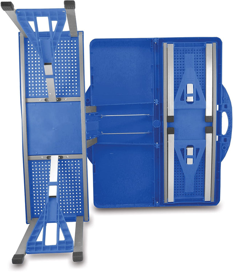 ONIVA - a Picnic Time Brand Portable Folding Picnic Table with Seating for 4, Blue, 36.2" x 18" x 5.5"