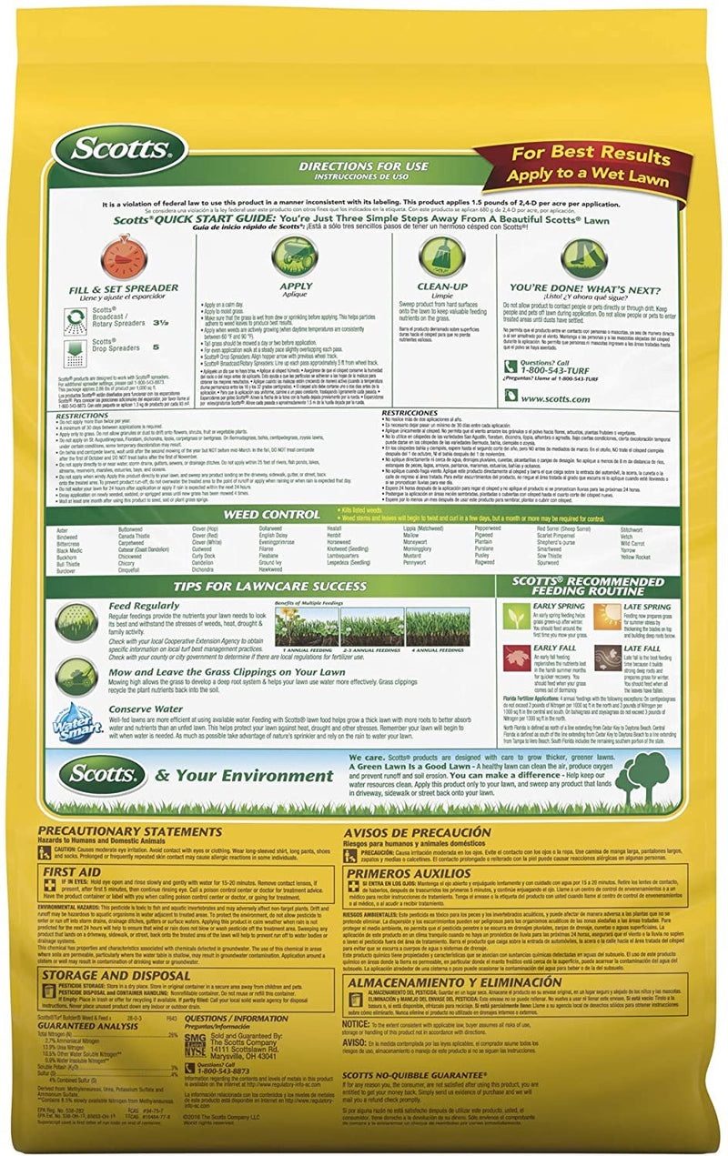 Scotts Turf Builder Weed & Feed (28-0-3)