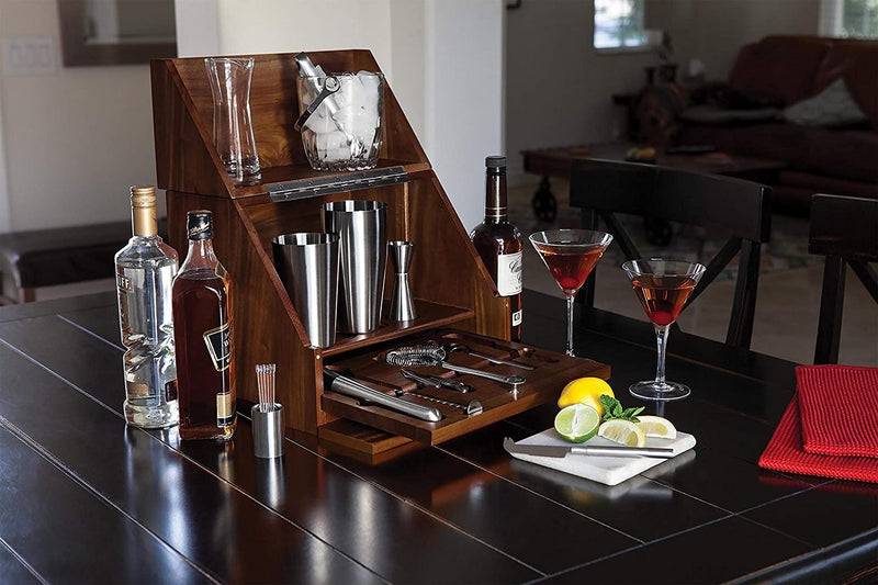 LEGACY - a Picnic Time Brand Madison Tabletop Cocktail Set