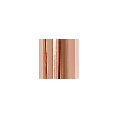 Torchiere Floor Lamp with 2 Reading Lights and Scalloped Glass Shades, Rose Gold