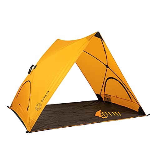 ONIVA - a Picnic Time brand A-Shade Beach Tent - Pop Up Tent - Beach Shade, (Light Orange)