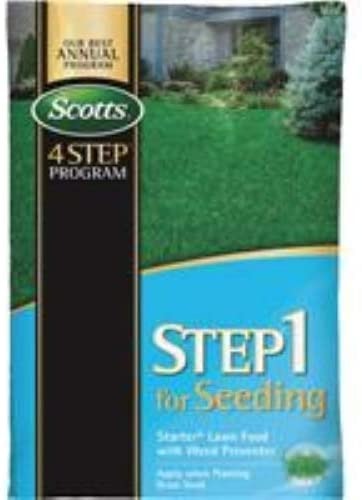 Scotts Preventer, 21-22-4, 21.52-Pound 36905 LawnPro Step 1 for Seeding Starter Lawn Food with Weed Pr