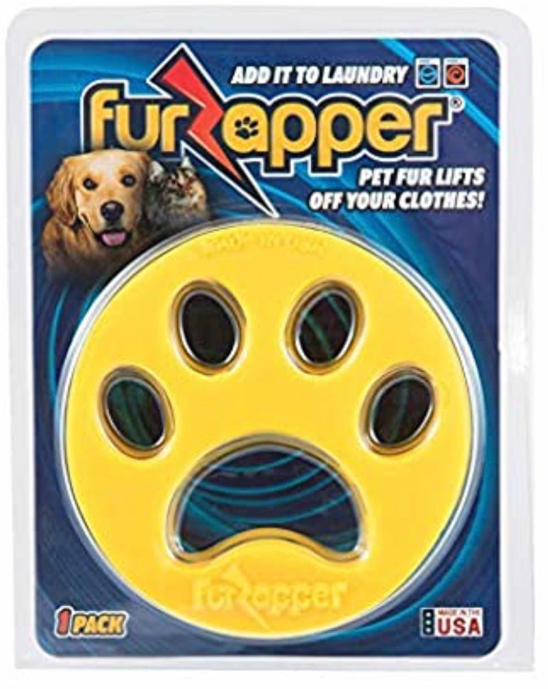 FURZAPPER 1Pack- Pet Hair Remover Single Pack- for Laundry for Dog Hair, Cat Fur,& All Pets- Removes Fur in Washer and Dryer- 1 Pack
