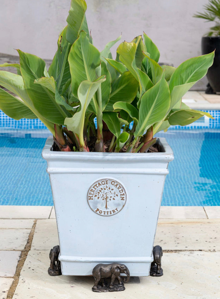 Jardinopia Potty Feet Elephant Figures Plant Pot Feet - Handmade Ornaments - 3pcs