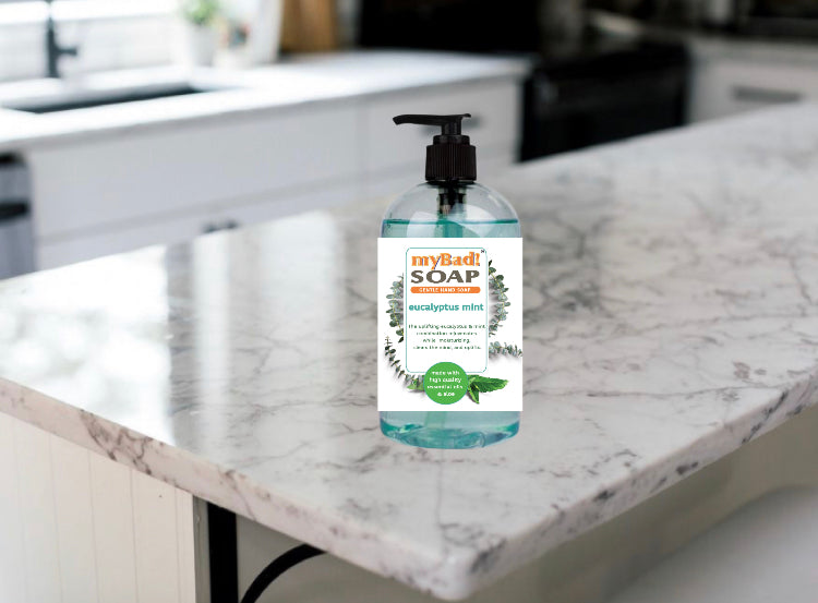 my Bad! Eucalyptus 2 Pack Mint Hand Soap