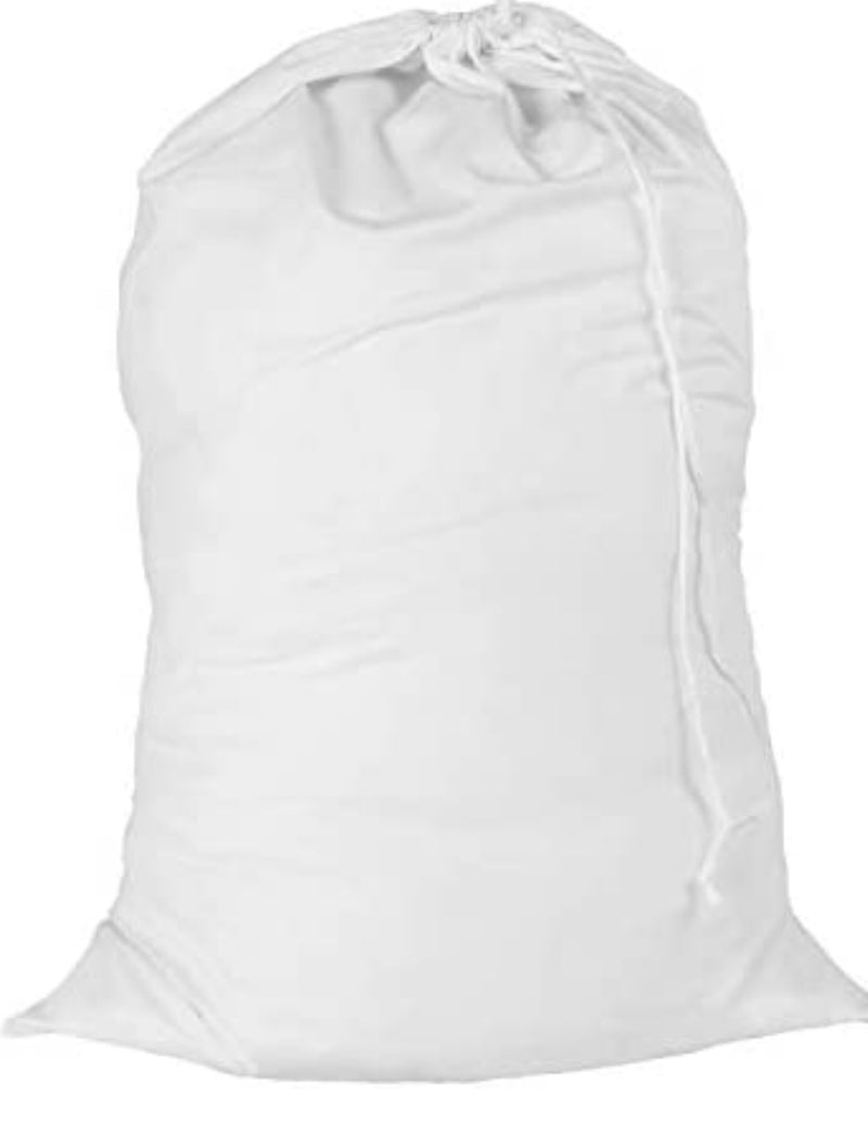 Cotton Laundry Bag, White