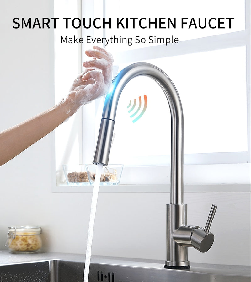 Sensor Touch Kitchen Faucet home-place-store.myshopify.com [HomePlace] [Home Place] [HomePlace Store]