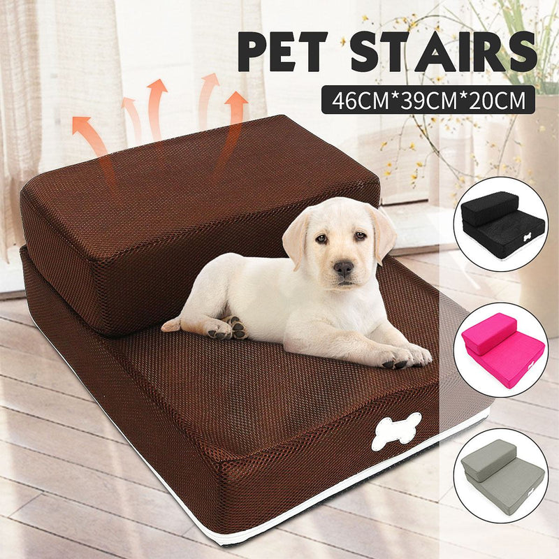 2 Step Pet  Stairs Foldable Mesh home-place-store.myshopify.com [HomePlace] [Home Place] [HomePlace Store]