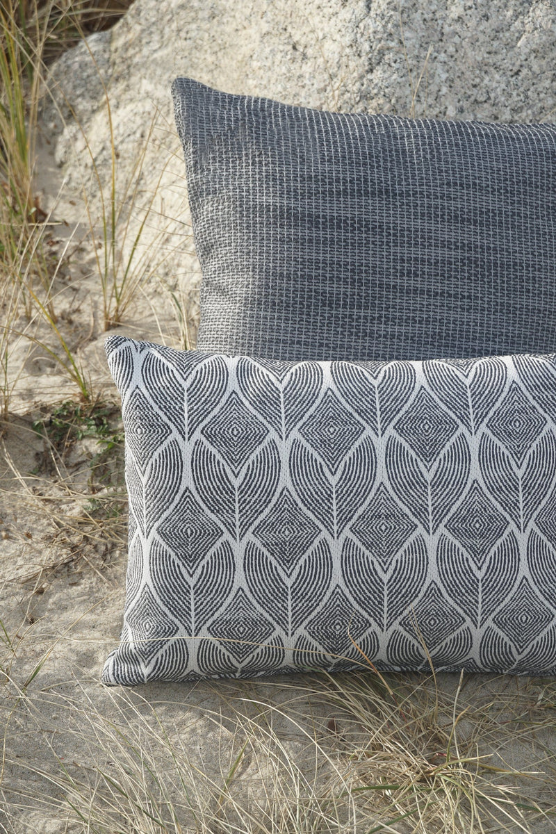 Cool Tropics 24x24 Black Outdoor Pillow