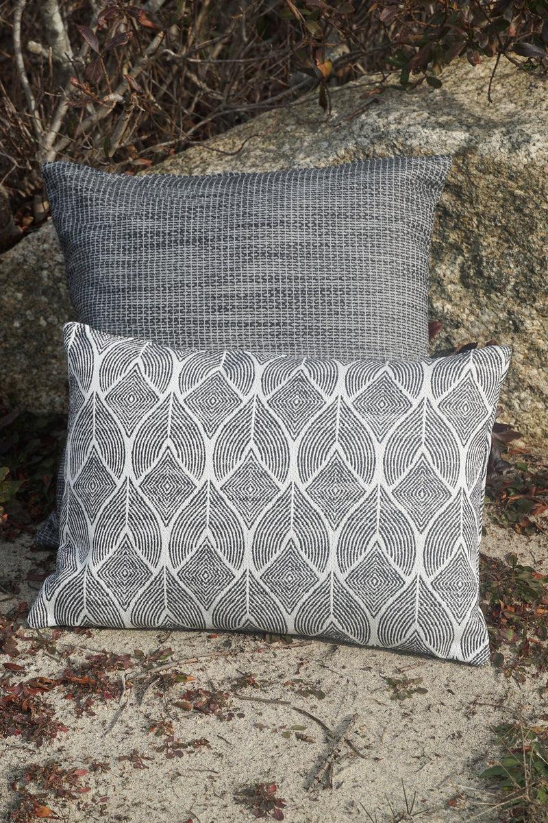 Cool Tropics 24x24 Black Outdoor Pillow