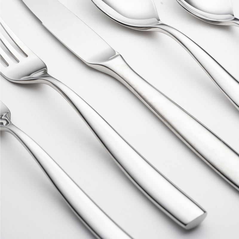 Cambridge Silversmiths Linden 20-Piece Flatware Set, Service for 4, Silver