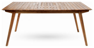 7-Piece Outdoor Dining Set with Acacia Wood Table & Ergonomic Chairs - Teak