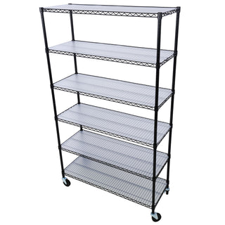 6 Tier Heavy Duty Metal Shelf Wire Shelving Unit