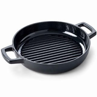 Enameled Cast Iron Grill Pan, 11"