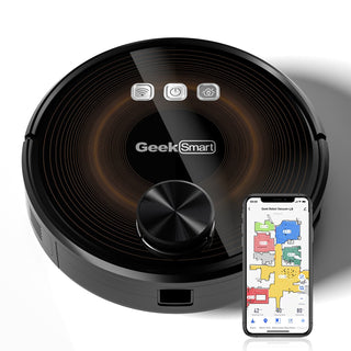 Robot Vacuum Cleaner and Mop with Powerful Suction - White